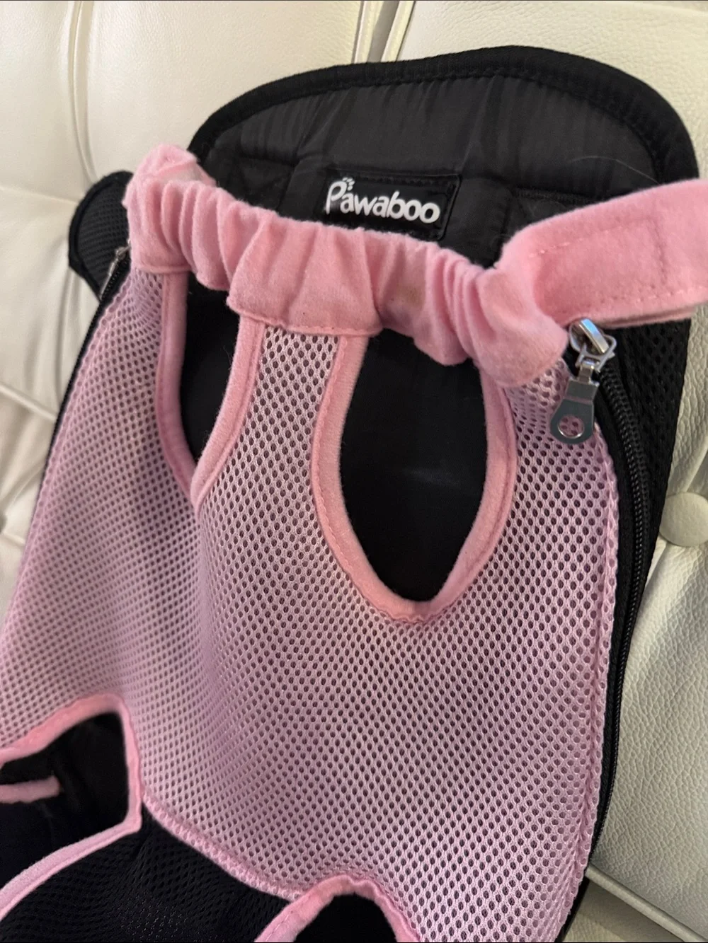 Pink Pawaboo dog carrier